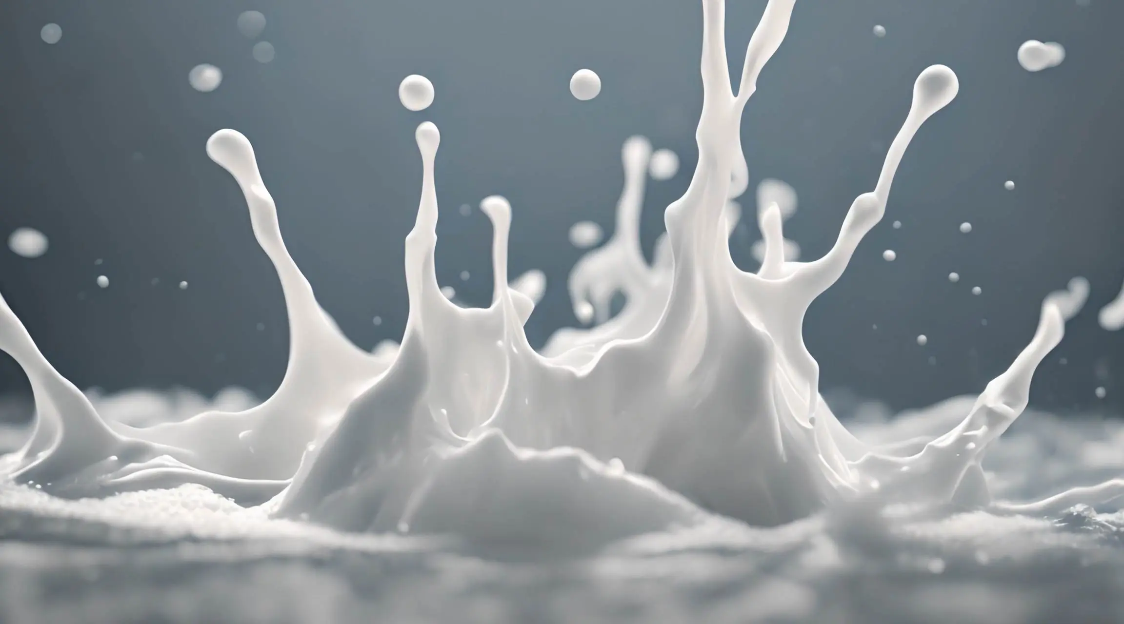 Creamy Milk Explosion Motion Graphics